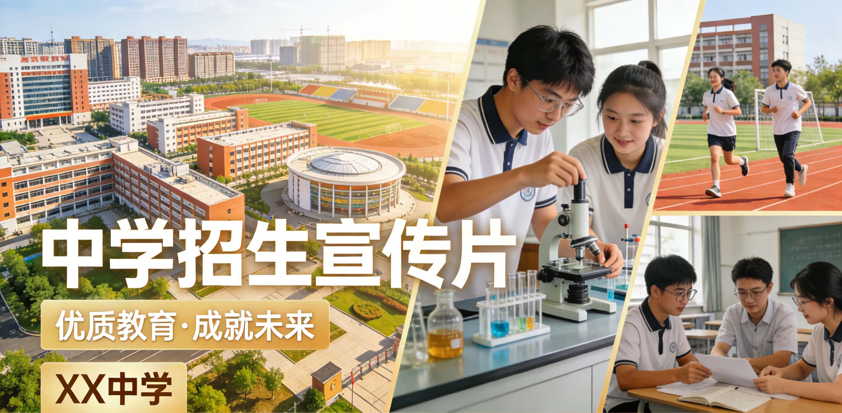 中学招生宣传片怎么拍摄?